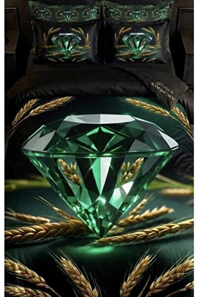 AngelsHome Special Design Brand Double Duvet Cover Set Organic Satin & Cotton...