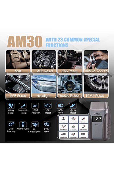 XTOOL A30M Anyscan Bluetooth OBD2 Arıza Tespit Cihazı – Full Sistem – Aktif Test – Ömür Boyu Güncelleme