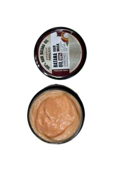 Amalico Batana Oil Hair Mask 360ml | Deep Conditioning Mask for Thicker-Looking, Fuller Hair Appearance | 100% Raw & Unrefined Batana Oil | For Dry, Damaged & Frizzy Hair
