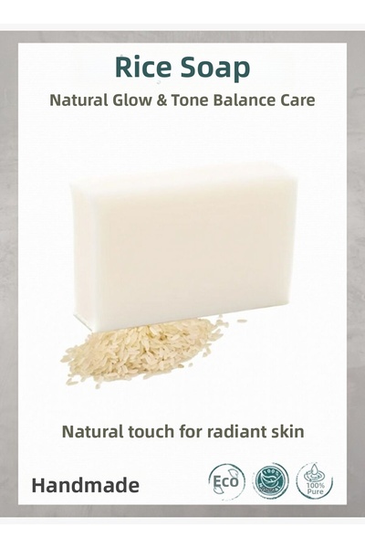Minia Bahçe Bitki ve Sanat Atölyesi Rice Soap – Handmade Soap That Evens Skin...