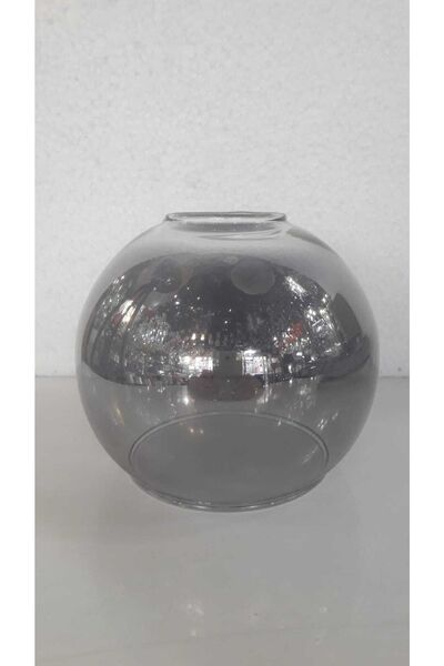 Genel Markalar Oval Fanus Top Avize Camı Füme E27(BOY 11CM,ORTA ÇAP 12CM)