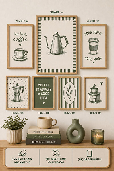 UNT Set de picturi moderne cu aspect de cadru, 7 piese |   Retro și Pop Art |...