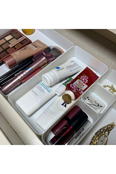 MetoTechs 10x20cm Organizer Kutu – Çekmece, Dolap, Masa ve Tezgah Düzenleyici