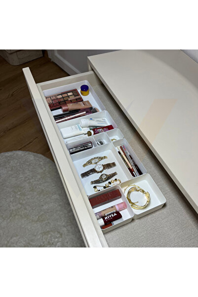 MetoTechs 10x10cm Organizer Kutu – Çekmece, Dolap, Masa ve Tezgah Düzenleyici