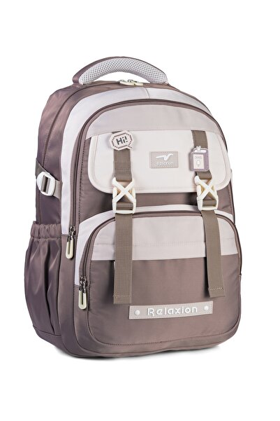 RKY SERENITY Rucsac școlar Relaxion din material textil impermeabil, cu 5 com...