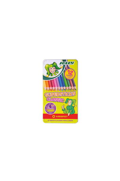 Jolly Set de creioane colorate Supersticks Classic 3000-0246 |   12 bucăți