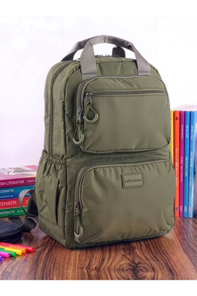 Lifonbag Unisex 5-Compartment Water-Resistant School Bag (42X29X14 cm) 9025