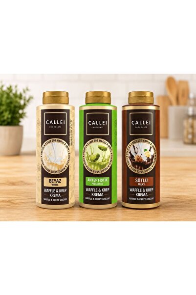 Callei Chocolate CHOCOLATE 3'LÜ (SÜTLÜ-BEYAZ-ANTEP FISTIĞI) 300 GR