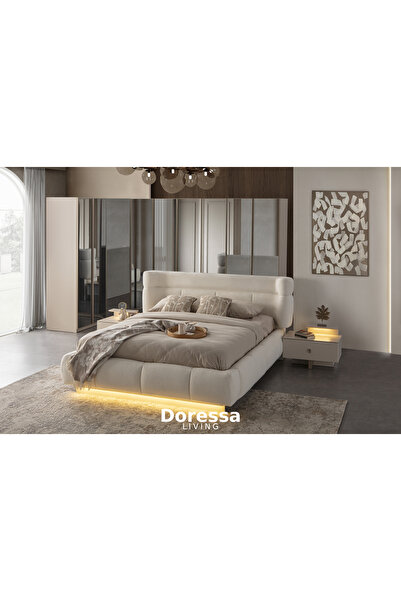Doressa Living Bons Full Aynalı Köşe Yatak Odası Takımı