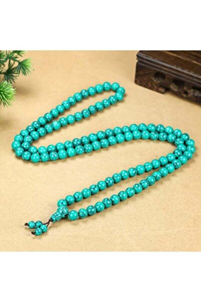 ViViRaSmi Natural Turquoise Tasbih/Mala -Wrap Around Bracelet for Meditation,...