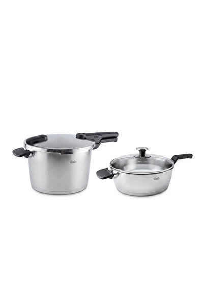 Fissler Vitaquick Premium Düdüklü Tencere Seti 4 + 8 L + Cam Kapak + Buharda ...