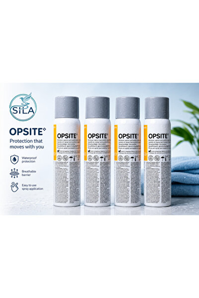 OPSITE 4 عبوات بخاخ أوبسايت (OPSITE Spray) / أوبسايت سبراي ضمادة شفافة.