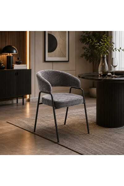 N.zone Elegant dark gray chair