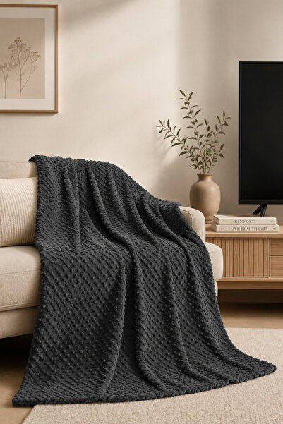 Bikaya Home Pearl Double Bud Blanket |   200X220 cm |   Soft Texture, a Warm ...