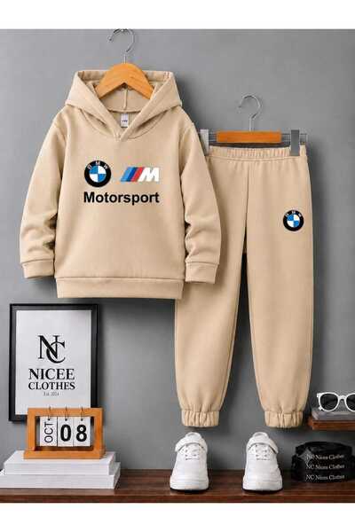 NC Nicee Clothes Children's Unisex Tracksuit Set (with Bmw Motorsport Print o...