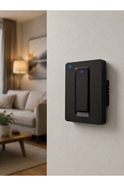 Yallabena Smart Light Switch 1 Gang, WiFi Wall Switch No Neutral Wire Require...