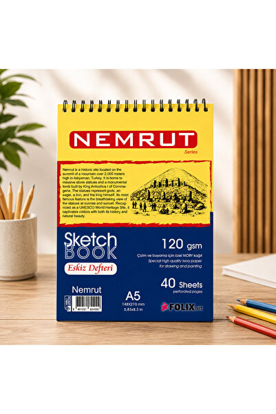 FOLİX ART Nemrut A5 40Yp 120Gr Sketch Art Book