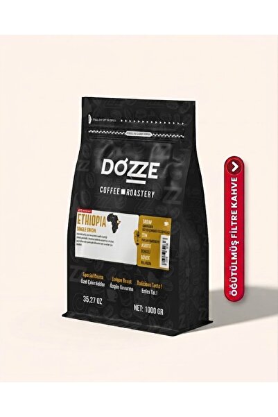 Filtre Kahve Etiophia Yirgacheffe 1Kg Öğütülmüş