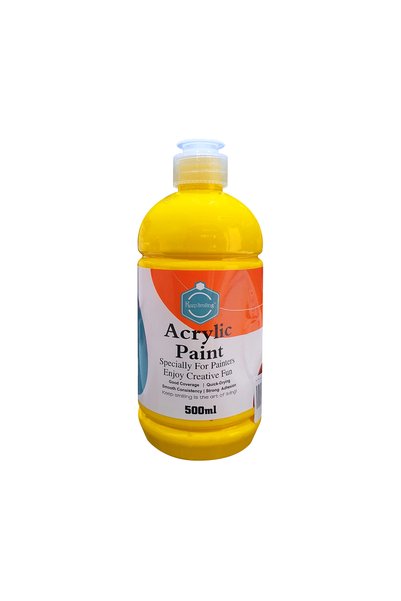 Generic Acrylic Paint 500 ml - Yellow