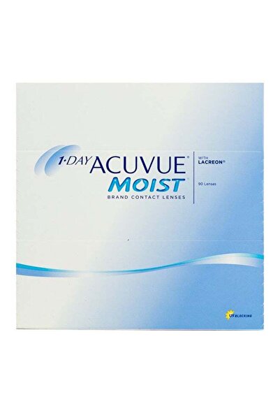 ACUVUE Pack Of 90 Moist Daily Disposable Clear Lenses