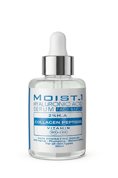 moist سيروم حمض الهيالورونيك 2% H.A. سيروم للوجه والرقبة، يحتوي على ببتيدات ا...