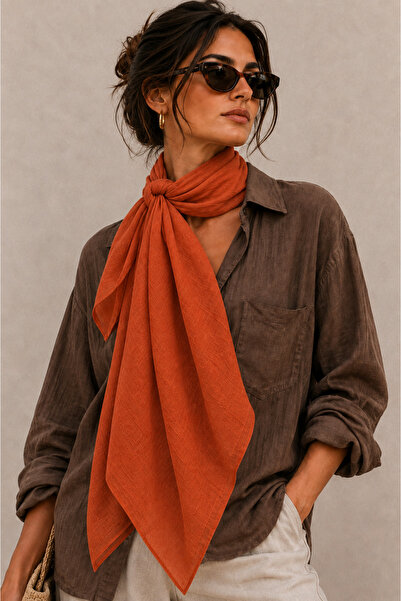 KRAFTELLA Women's Kraş Shawl Lightly Textured Shawl-Multi-Purpose Kraş Shawl ...