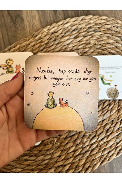 Küçük Prens Ahşap Bardak altlığı
