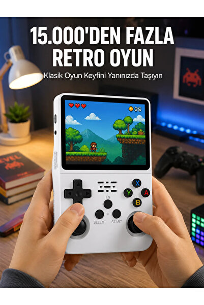Beta Moda Hub Taşınabilir Retro Oyun Konsolu Geniş Ekran ve Çoklu Emülatör Desteği Yeni Nesil