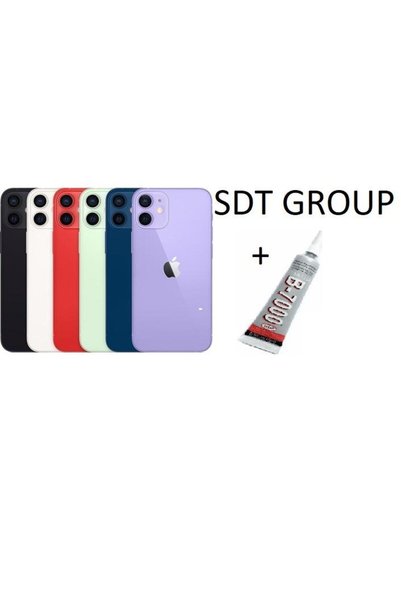 AKILLI iPhone 12 Uyumlu Arka Batarya Pil Kapağı MOR (B700