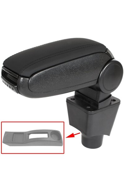 M MODECAR Dacia Sandero I 08-12 cotieră SET PIELE NEAGRĂ + kit de instalare