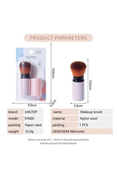 Generic Brand فرشاة مكياج مضغوطة متعددة الاستخدام
