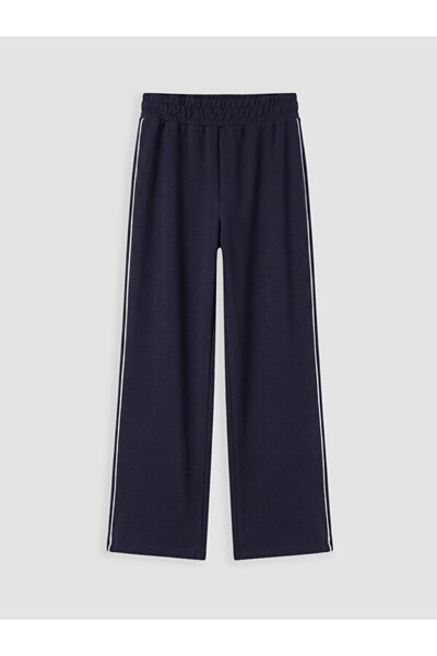LC Waikiki Rmz Gi̇yi̇m Farkiyla Wide Leg Girls' Soft Touch Sweatpants