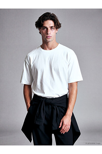 LC Waikiki Esvab • Modern & Distinctive Boxy Fit Thick Fabric T-Shirt /05