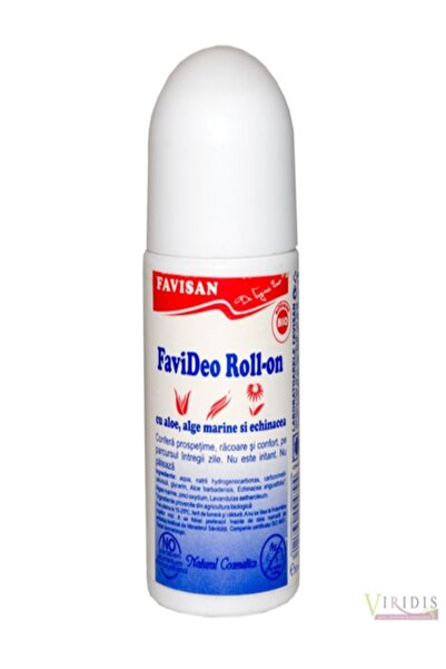 Favisan Deodorant roll-on cu alge marine și echinacea FaviDeo (50 ml) – Formu...