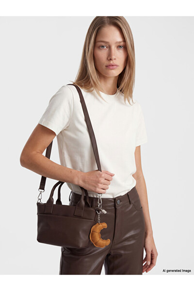 LC Waikiki Women's Shoulder Bag with Leather Look Accessories from Freezen Store