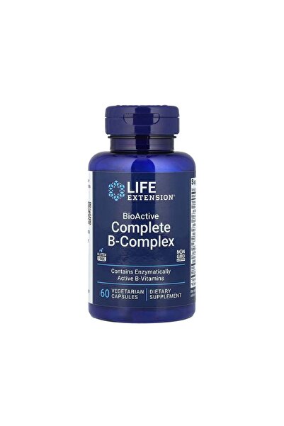 Life Extension مركب فيتامين ب الكامل النشط بيولوجيًا - 60 كبسولة نباتية