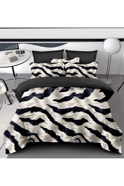 CHIRASO Set Lenjerie de pat CHIRASO, Finet, Cearceaf ELASTIC 180x200cm, Husa ...