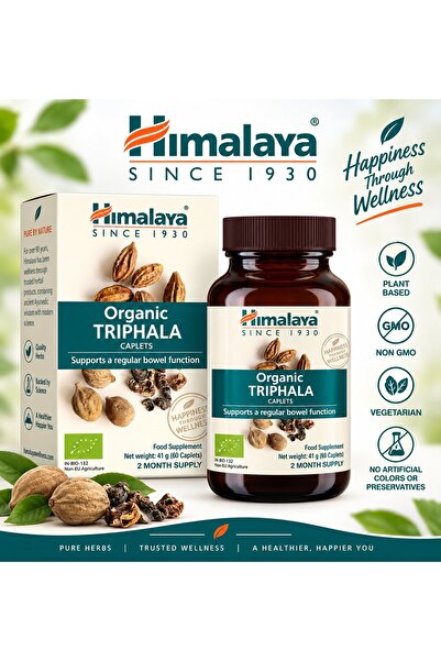 Himalaya Organic Triphala Colon Cleanse Detox 60 Tablet