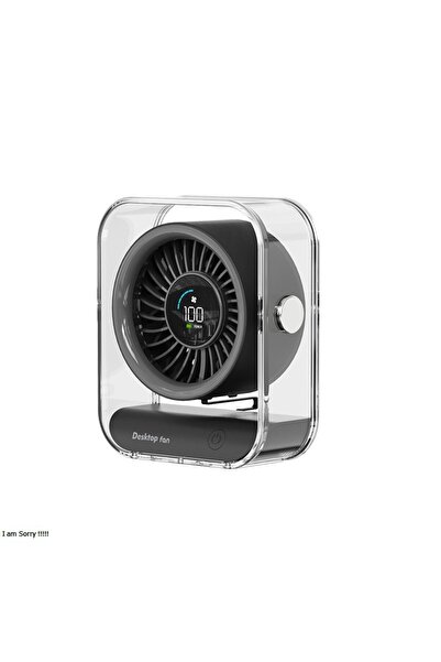 Generic Brand LED Digital Display Mini Desktop Fan – Big Wind, Ultra-Quiet US...