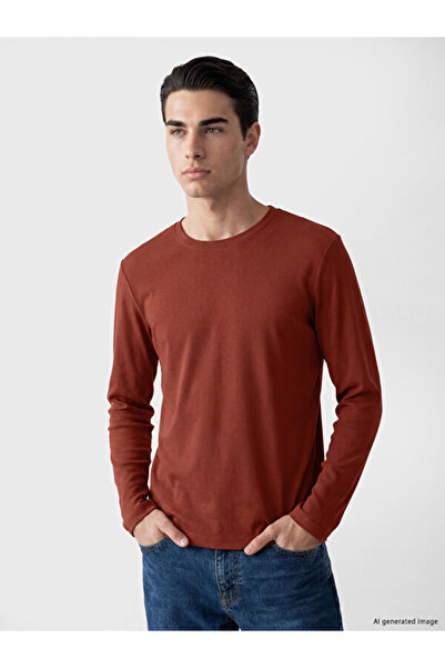 LC Waikiki Esvab • Modern & Distinctive Zero Roba Collar Long Sleeve Men's T-...