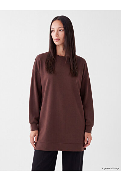 LC Waikiki Rmz Gi̇yi̇m Farkiyla Soft Touch Women's Sweatshirt Tunic