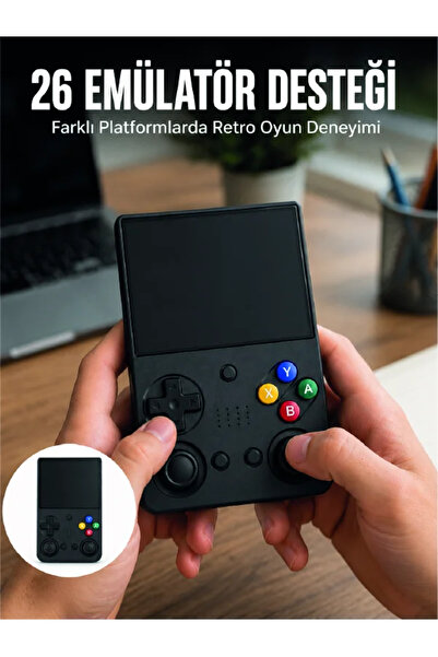 Beta Moda Hub LCD Retro Oyun Konsolu TV Bağlantı Destekli Çift Analog Joystick El Tipi Konsol