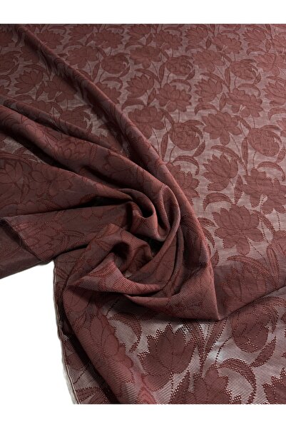 BURSA KUMAŞTAN Transparent Draped Jacquard Modal Fabric Width 145 cm Dress Abaya Kimono and Hijab Clothing