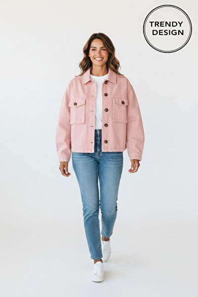Trendy Design Geacă Baggy din Bumbac Premium | Stil Oversized Casual |