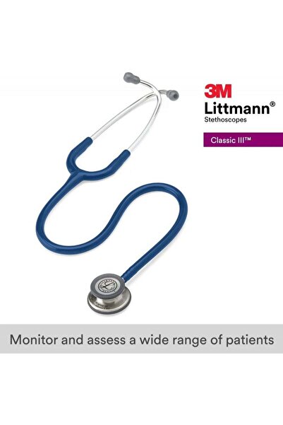 3M Littmann سماعة طبية كلاسيكية من الطراز الثالث، موديل 5622