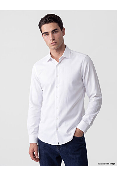 LC Waikiki Esvab • Modern & Distinctive Slim Fit Dobby Men's Classic Shirt
