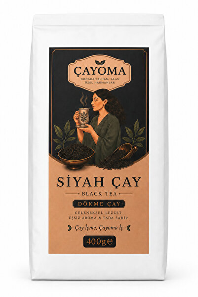 Çayoma Siyah Çay 400 Gr – Doğu Karadeniz Dökme Türk Çayı Geleneksel Siyah Çay