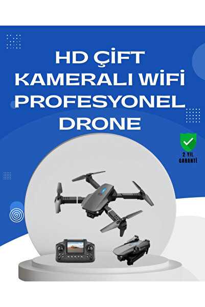 trivogue Uzaktan Kumandalı Katlanabilir Drone Yörünge Uçuşu ve Eve Dönüş Özel...