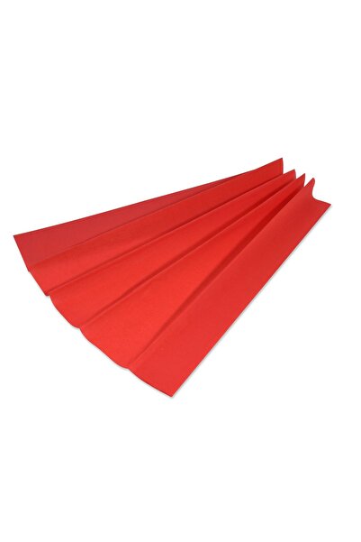 OEM Hârtie creponată roșie 17g/mp - 200x50cm