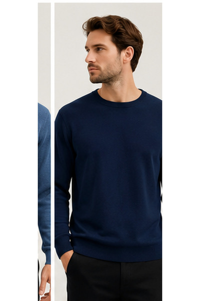 KAPTAN TRİKO Men's Knitwear Classic Cut 001